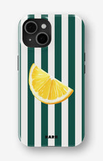 iPhone 15 Plus Tough Case – Lemon Stripes - View 1