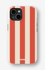 iPhone 15 Plus Tough Case – Sunset Stripes - View 1