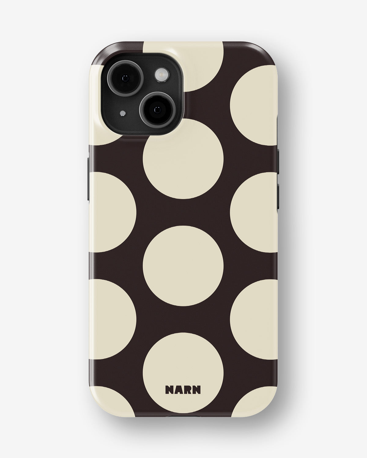 iPhone 15 Plus Tough Case – Bold Dots - View 1