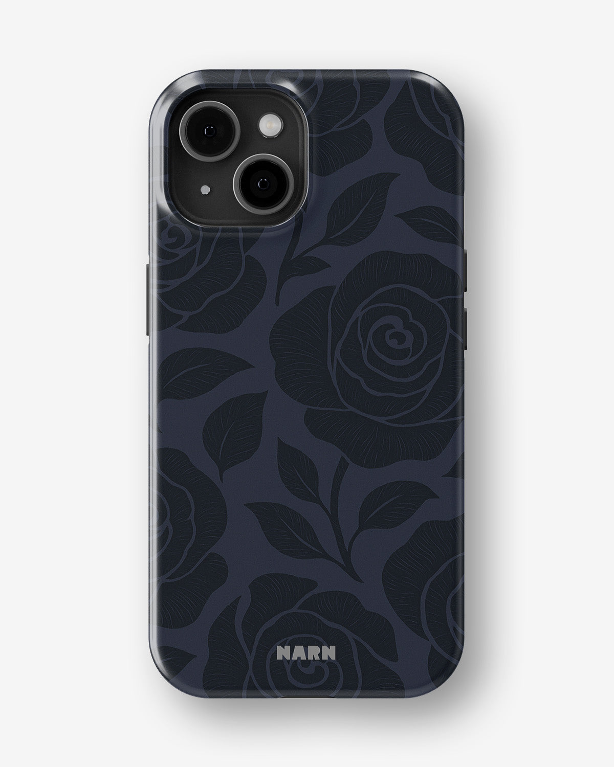 iPhone 15 Plus Tough Case – Midnight Rose - View 1