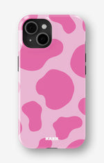iPhone 15 Plus Tough Case – Pink Moo - View 1
