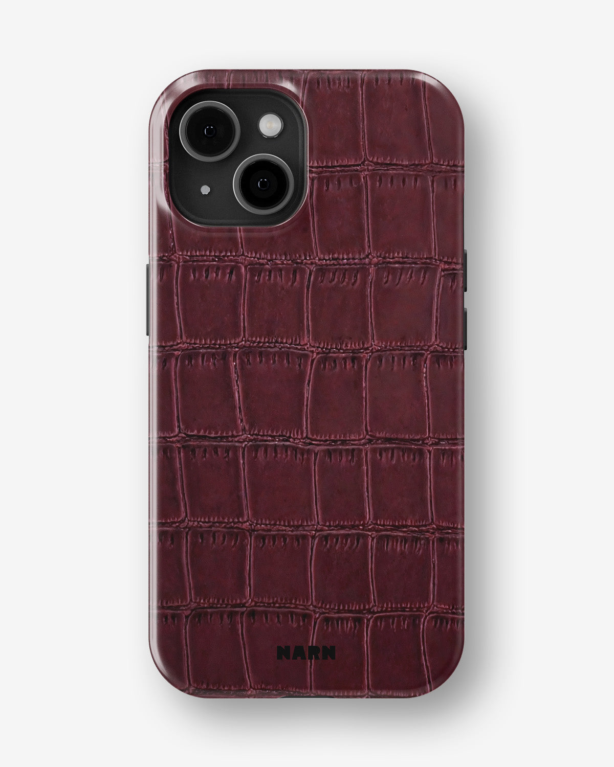 iPhone 15 Plus Tough Case – Rouge Croc - View 1