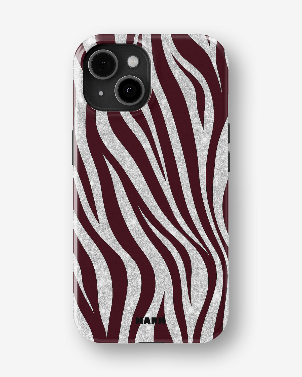 iPhone 15 Plus Tough Case – Velvet Zebra - View 1