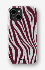 iPhone 15 Plus Tough Case – Velvet Zebra - View 1