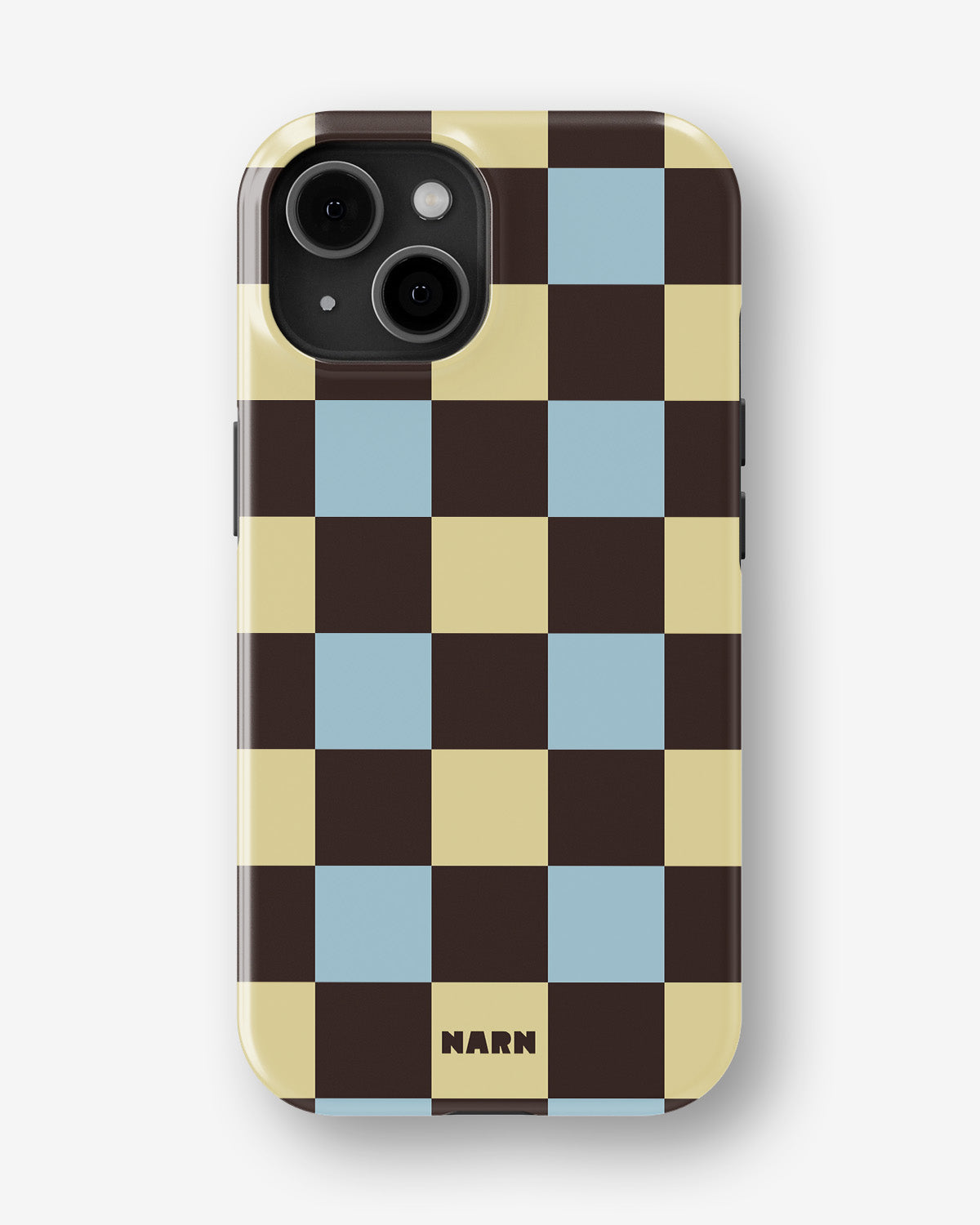 iPhone 15 Plus Tough Case – Butter Check - View 1