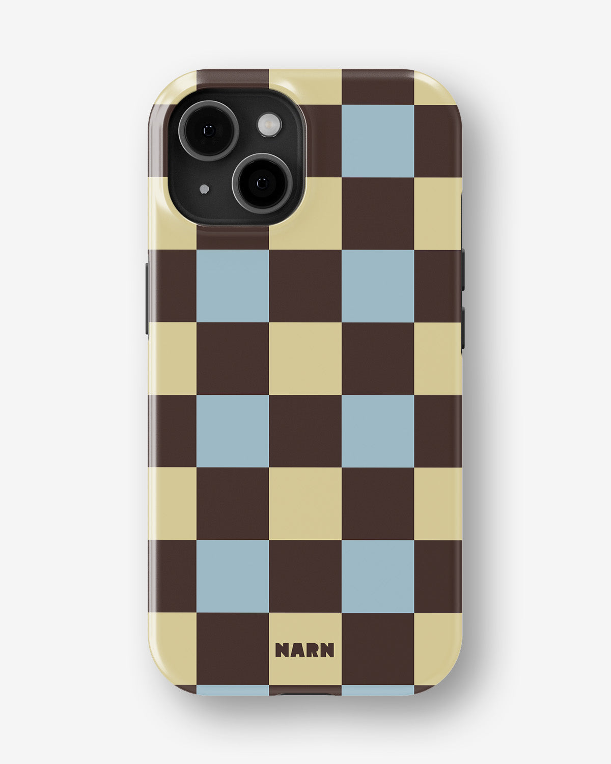 iPhone 15 Plus Tough Case – Butter Check - View 1