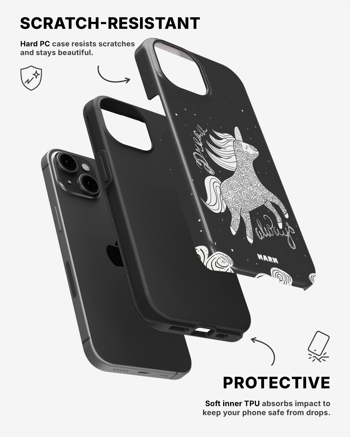 iPhone 15 Plus Tough Case – Dream Always - View 2