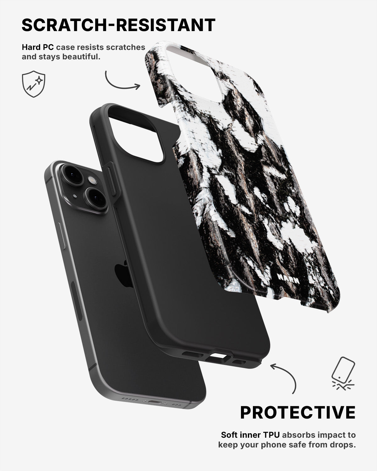 iPhone 15 Plus Tough Case – Birch - View 2