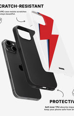 iPhone 15 Plus Tough Case – White Bowie  - View 2