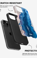 iPhone 15 Plus Tough Case – Blue Agate - View 2