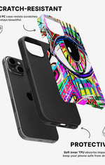iPhone 15 Plus Tough Case – Abstract Eye - View 2