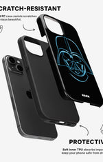 iPhone 15 Plus Tough Case – Darth Vader - View 2