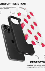 iPhone 15 Plus Tough Case – Raspberry Bliss - View 2