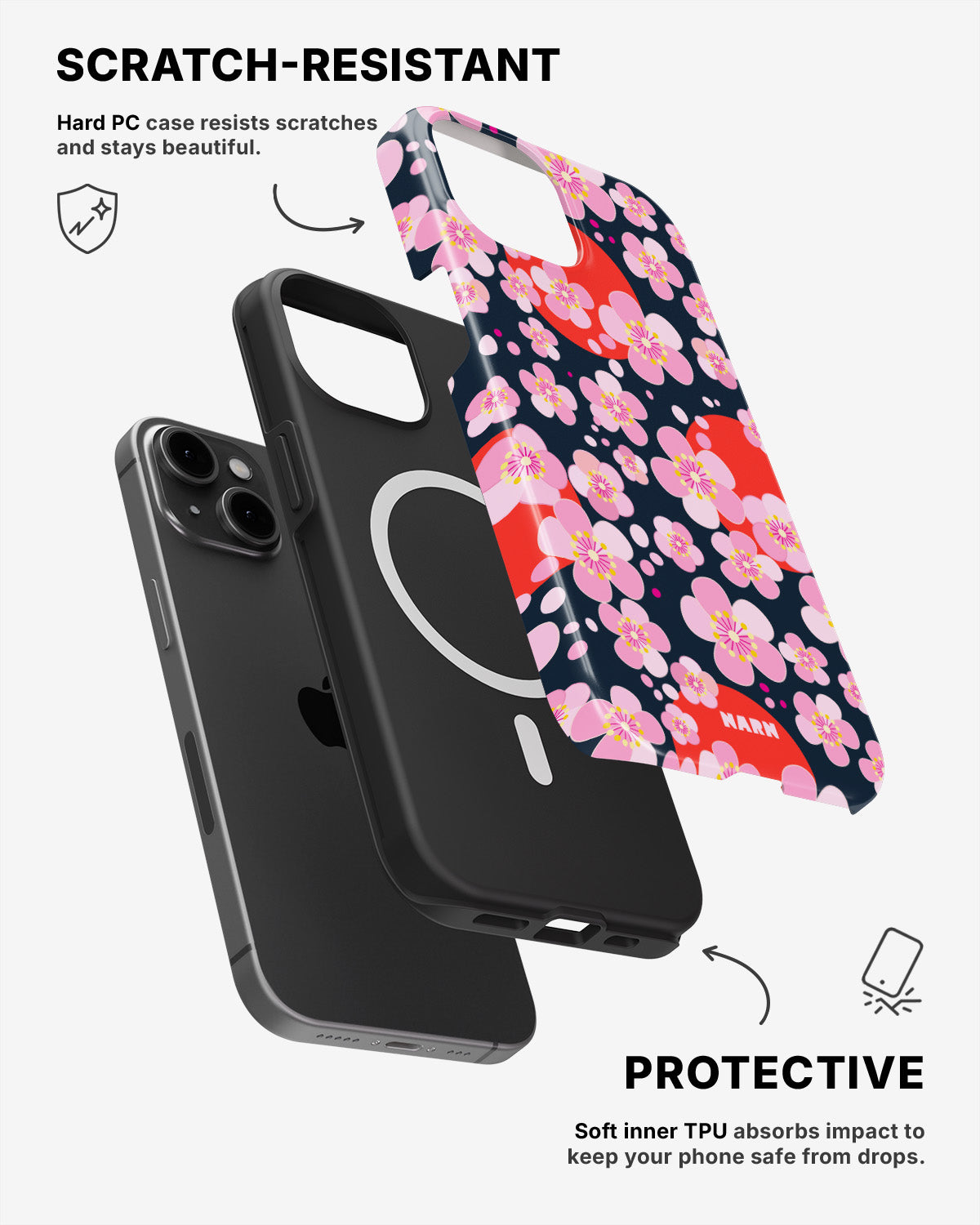iPhone 15 Plus Tough Case – Tokyo Nights - View 2