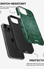 iPhone 15 Plus Tough Case – Retro Forest - View 2