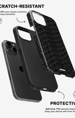 iPhone 15 Plus Tough Case – Black Snake - View 2