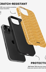 iPhone 15 Plus Tough Case – Yellow Snake - View 2