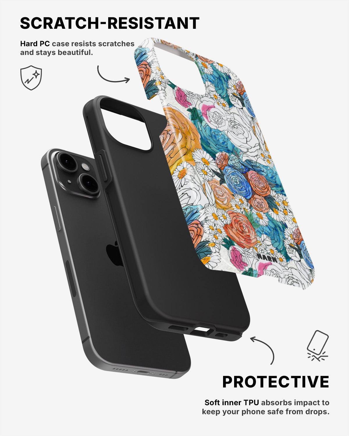 iPhone 15 Plus Tough Case – Midsommer - View 2