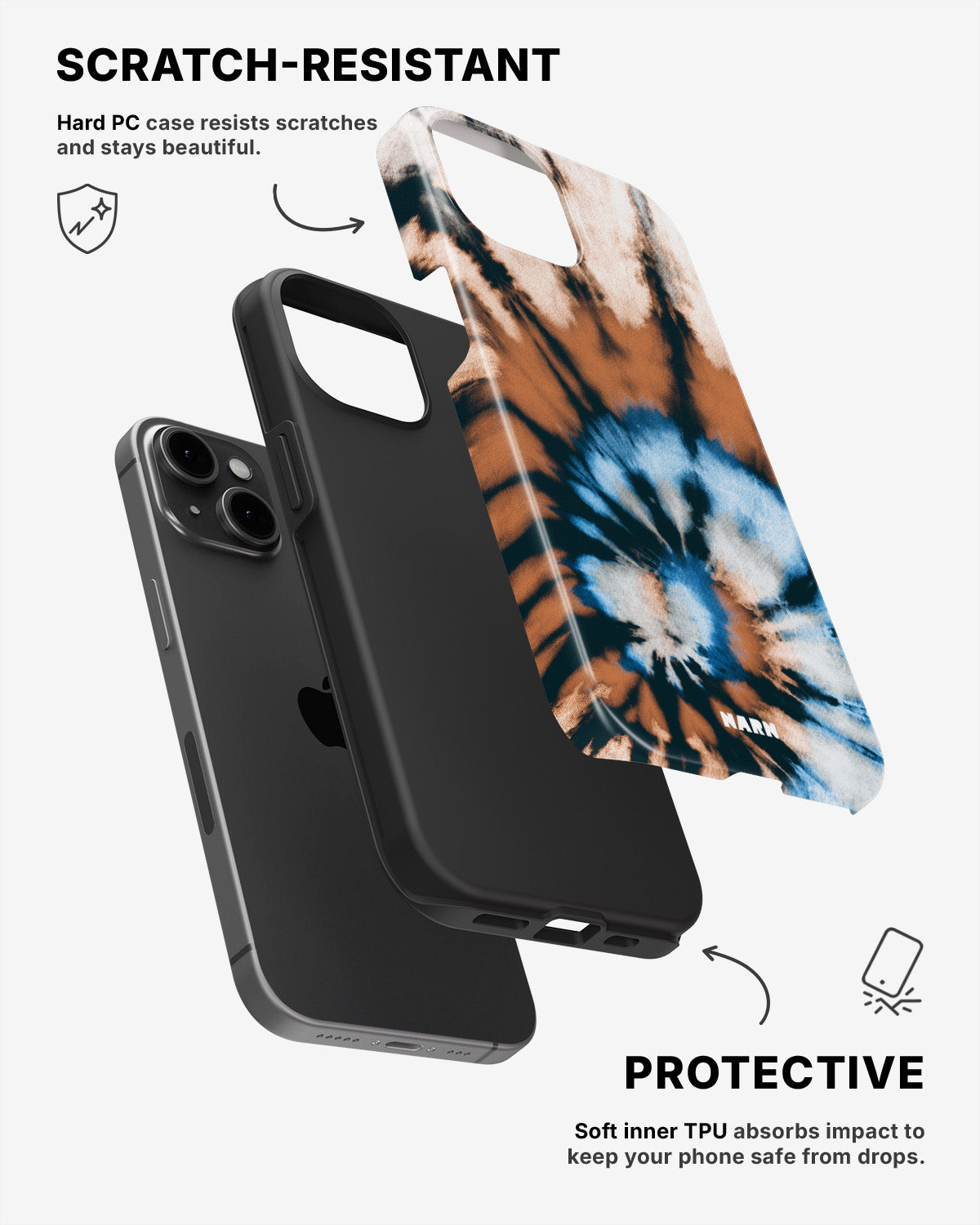 iPhone 15 Plus Tough Case – Boho Dream - View 2