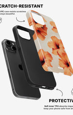 iPhone 15 Plus Tough Case – Hibiscus Dreams - View 2