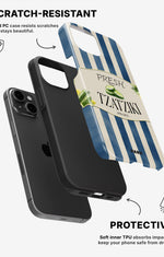 iPhone 15 Plus Tough Case – Greek Blues - View 2
