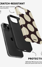 iPhone 15 Plus Tough Case – Bold Dots - View 2