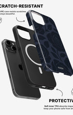 iPhone 15 Plus Tough Case – Midnight Rose - View 2