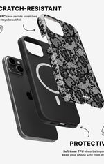 iPhone 15 Plus Tough Case – Midnight Lace - View 2