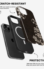 iPhone 15 Plus Tough Case – Ivory Bloom - View 2