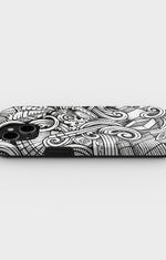 iPhone 15 Plus Tough Case – Japanese Pattern - View 3