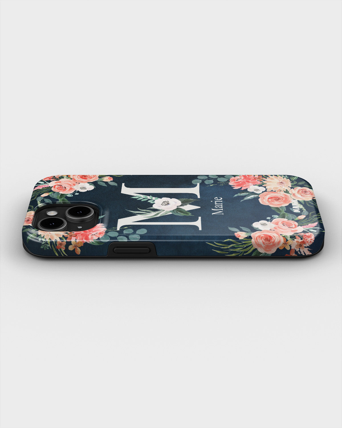 iPhone 15 Plus Tough Case – Custom - Floral - View 3