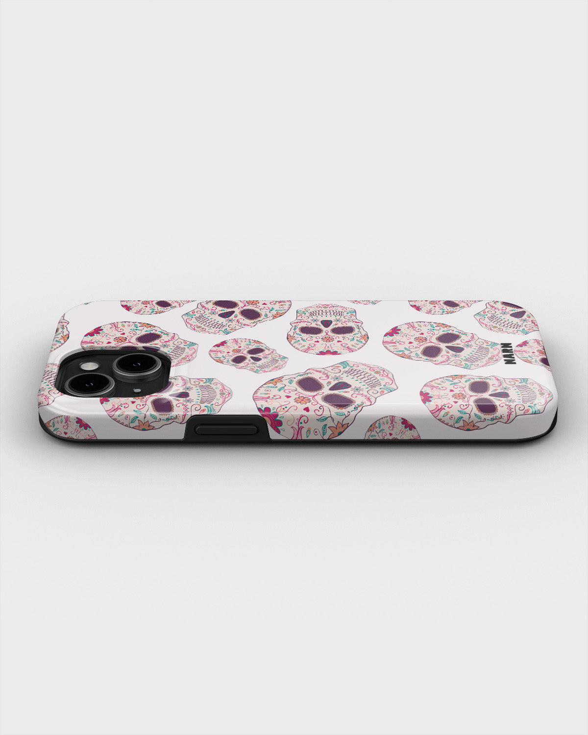 iPhone 15 Plus Tough Case – Calavera Skulls - View 3