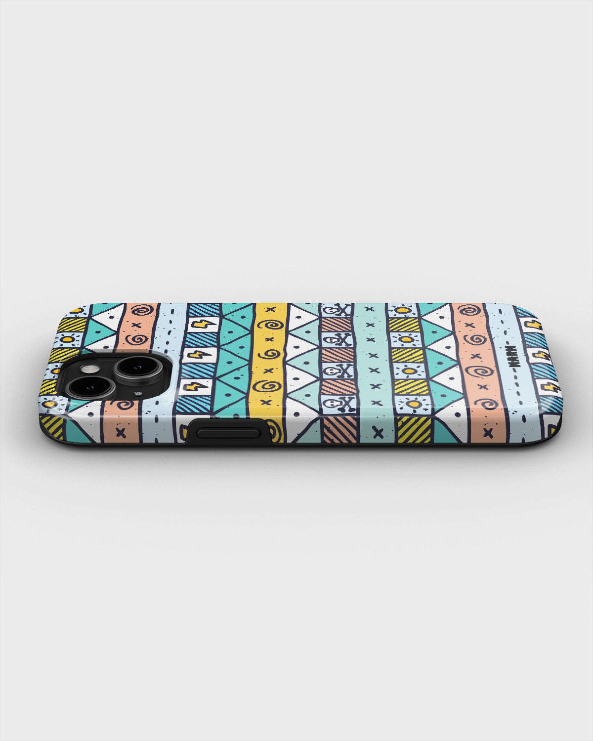 iPhone 15 Plus Tough Case – Cute Pattern - View 3