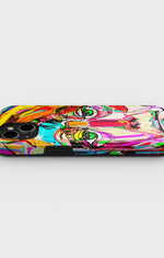 iPhone 15 Plus Tough Case – Abstract Portrait - View 3