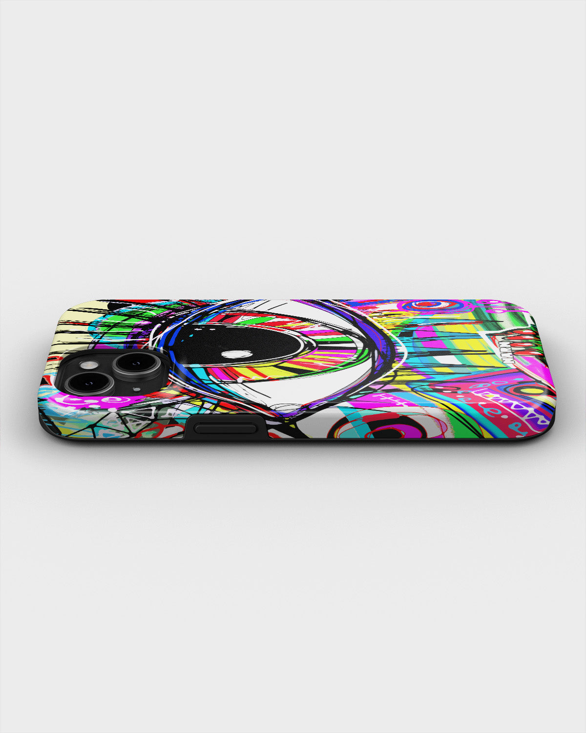 iPhone 15 Plus Tough Case – Abstract Eye - View 3