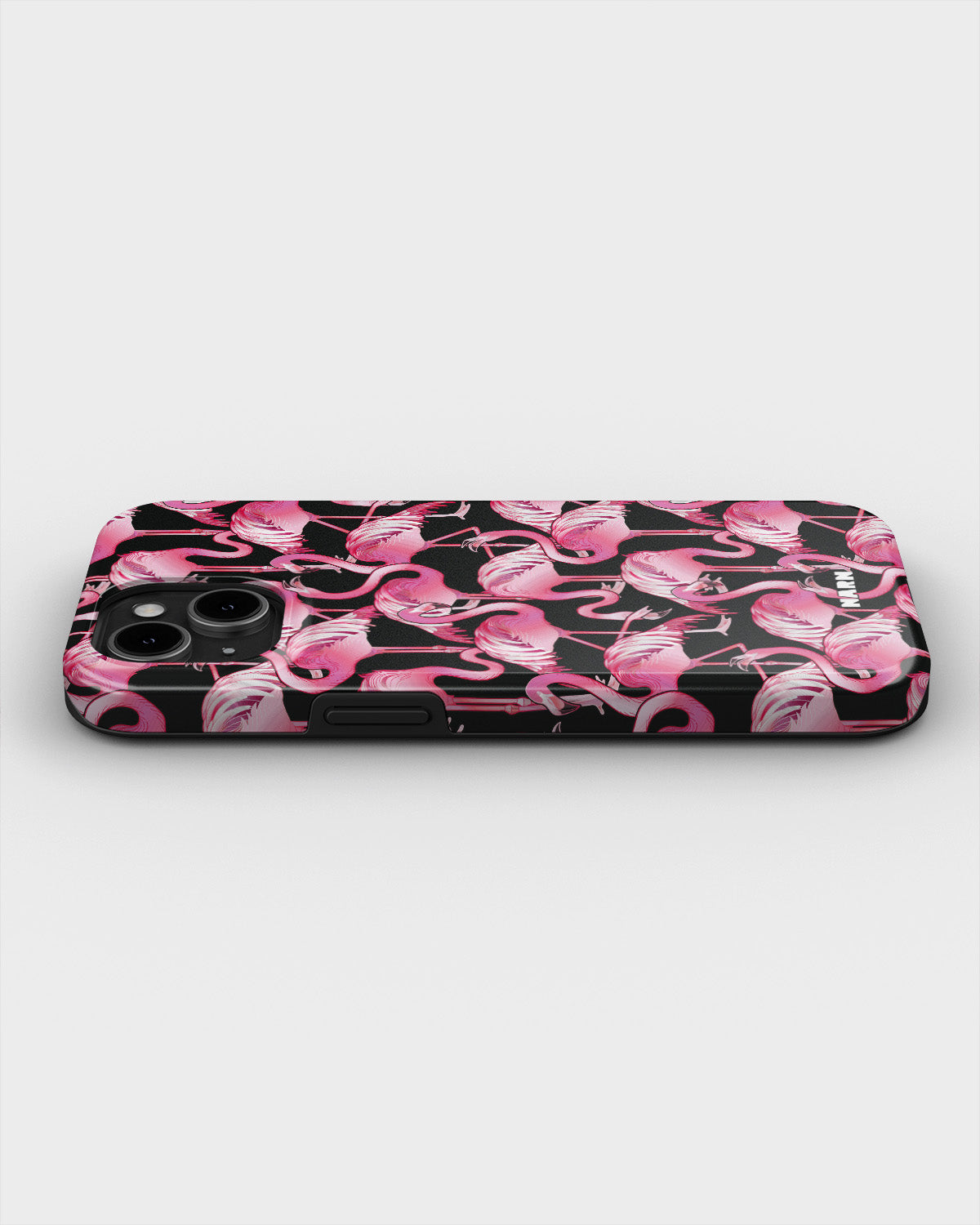 iPhone 15 Plus Tough Case – Flamingos - View 3