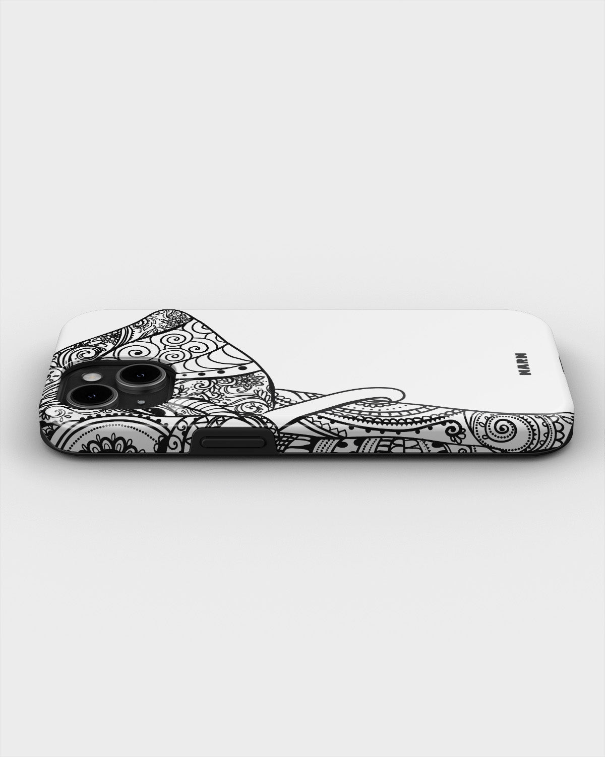 iPhone 15 Plus Tough Case – Mandala Elephant - View 3