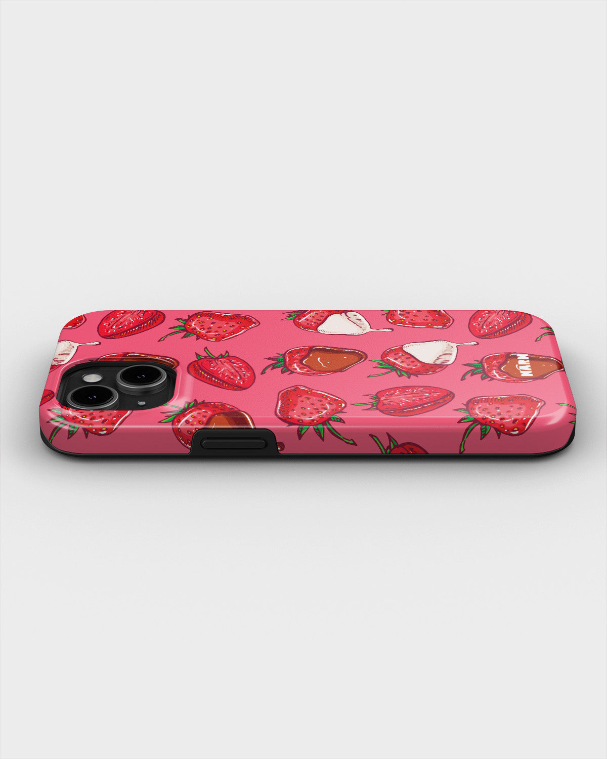 iPhone 15 Plus Tough Case – Strawberry Chocolate - View 3