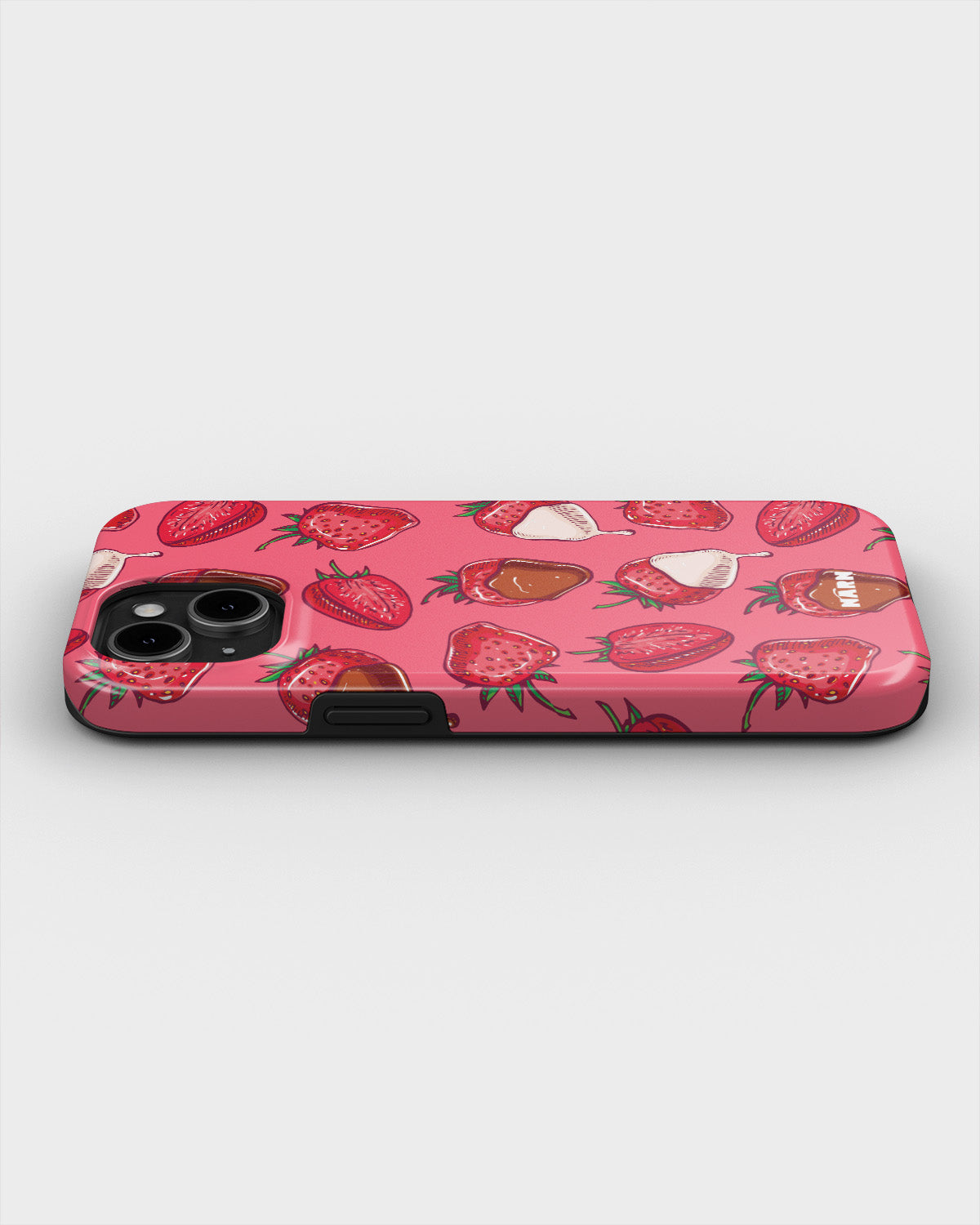 iPhone 15 Plus Tough Case – Strawberry Chocolate - View 3