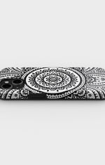 iPhone 15 Plus Tough Case – Henna Mandala - View 3