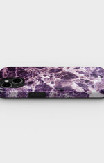 iPhone 15 Plus Tough Case – Purple Marble - View 3