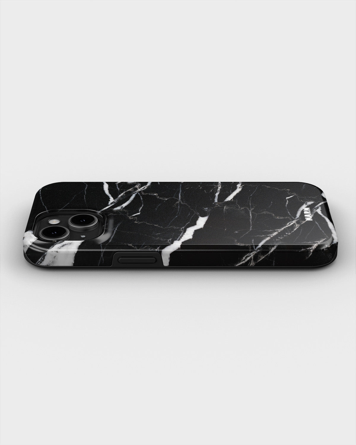 iPhone 15 Plus Tough Case – Black Marble - View 3