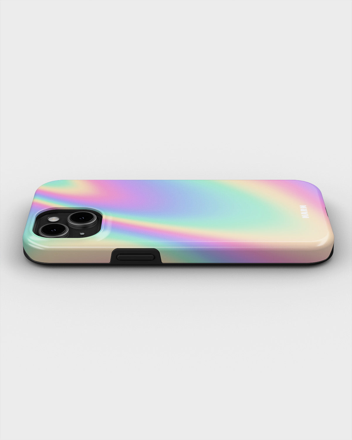 iPhone 15 Plus Tough Case – Rainbow Haze - View 3