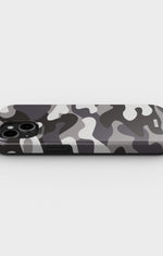 iPhone 15 Plus Tough Case – Grey Camo - View 3