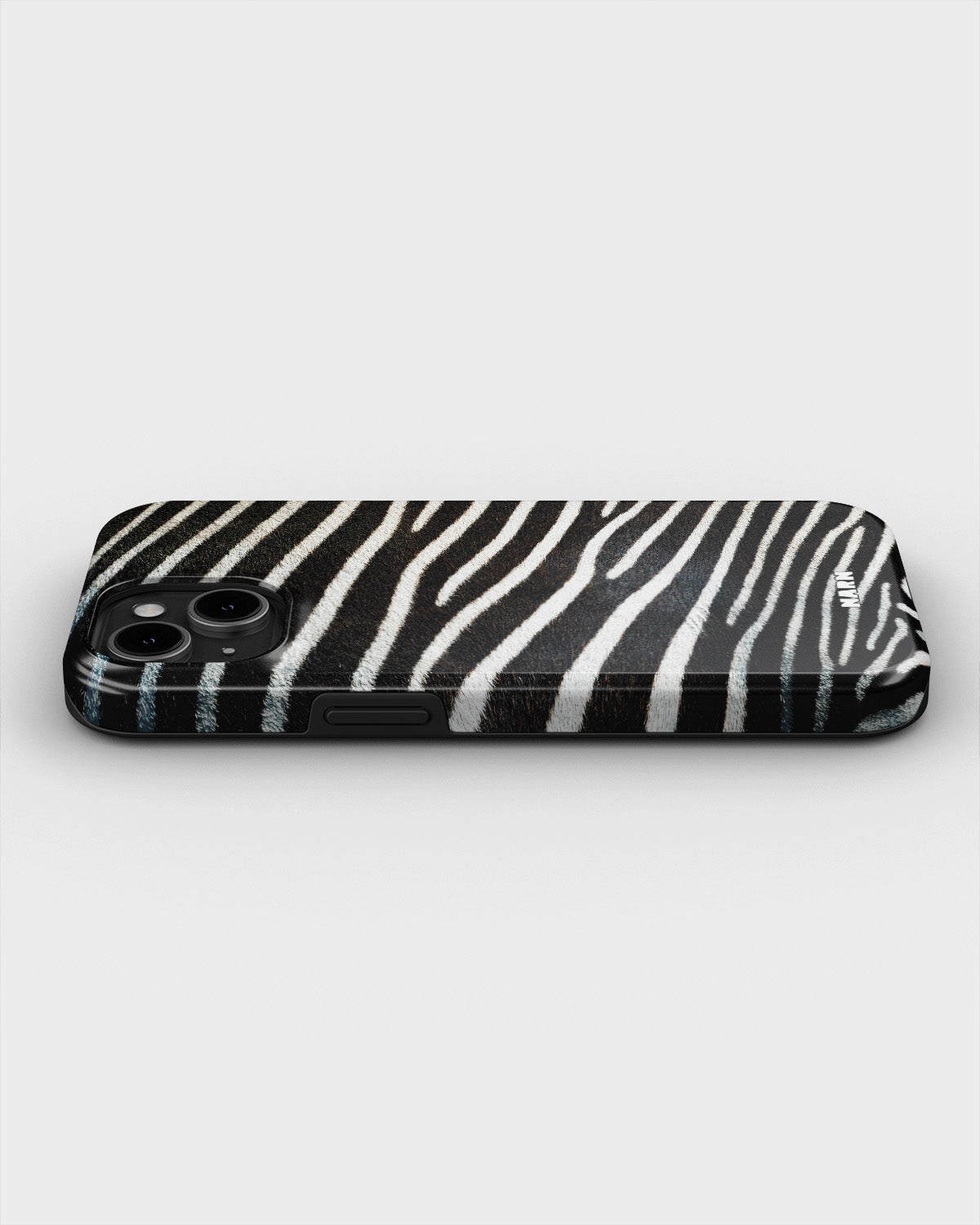 iPhone 15 Plus Tough Case – Zebra Stripe - View 3