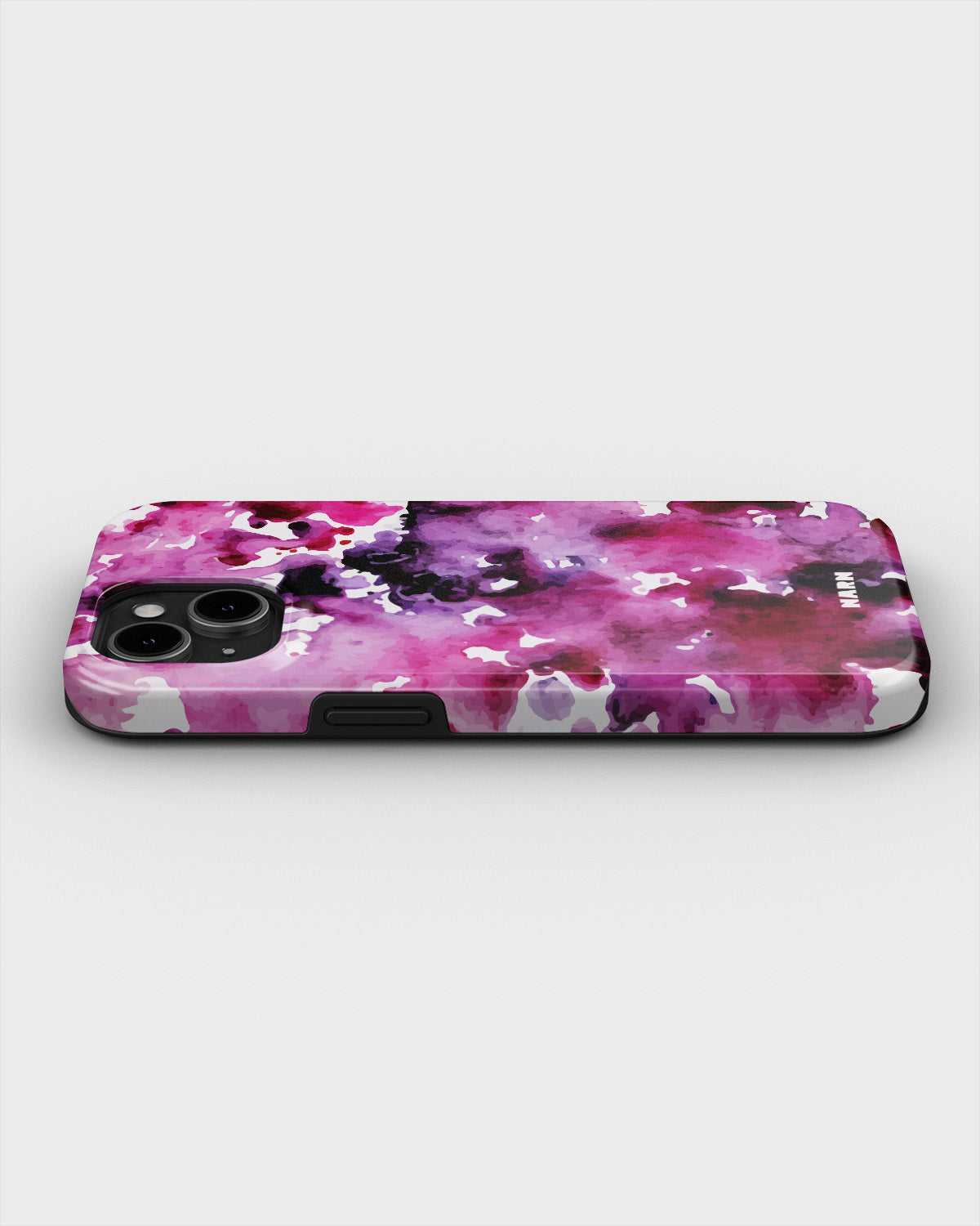 iPhone 15 Plus Tough Case – Floral Splash - View 3