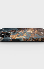 iPhone 15 Plus Tough Case – Molten Gold - View 3