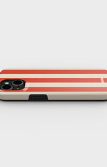 iPhone 15 Plus Tough Case – Sunset Stripes - View 3