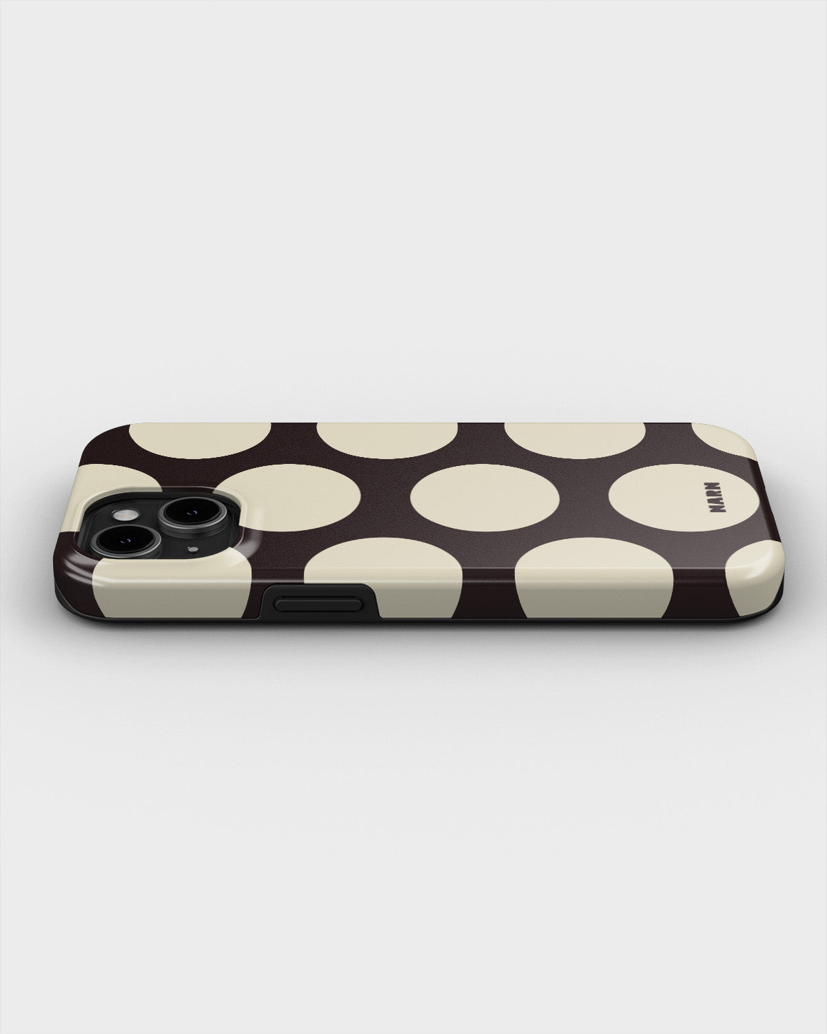iPhone 15 Plus Tough Case – Bold Dots - View 3