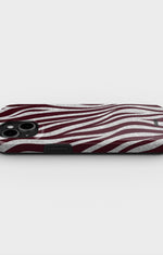 iPhone 15 Plus Tough Case – Velvet Zebra - View 3